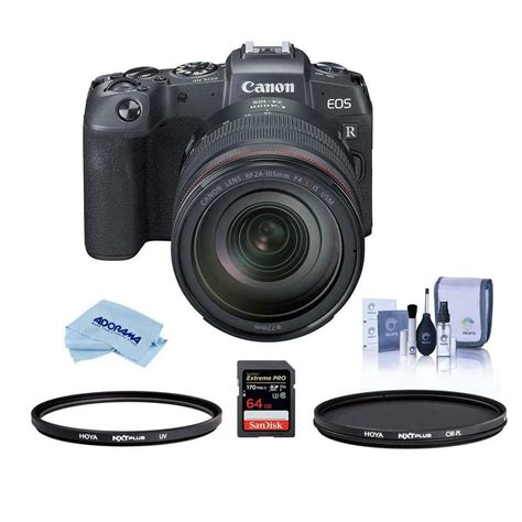 canon eos rp mirrorless digital camera with rf 24 105mm f4 lis lens w filter kit itusts