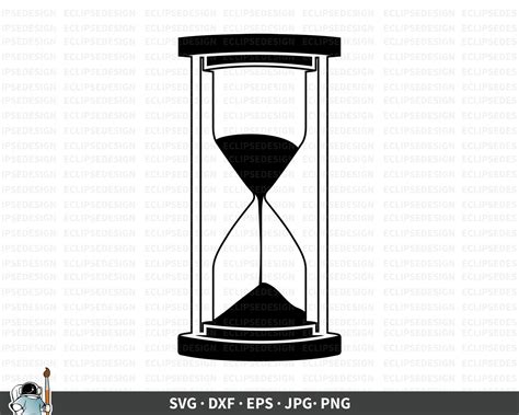 hourglass svg sand hourglass vector hourglass cut file etsy