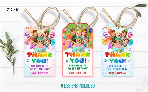 Free Printable Birthday Thank You Tags For Favors Printable Templates Hot Sex Picture