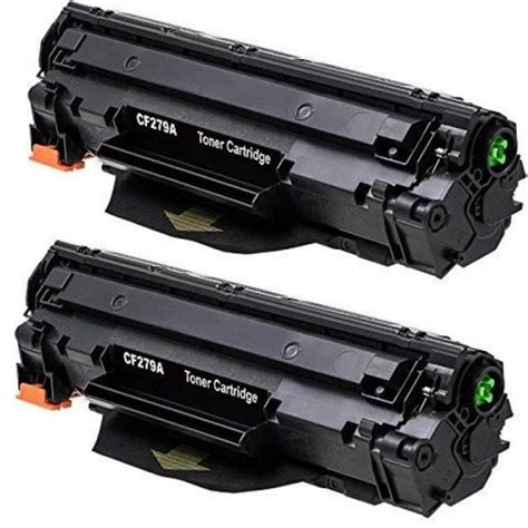 Compatible 2 Pack Hp 79a Cf279a Black Laser Toner Cartridge Laserjet