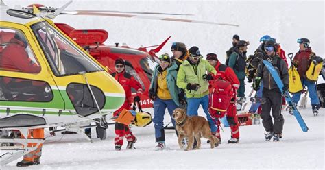 Avalanche Buries Skiers At Swiss Mountain Resort As Rescuers