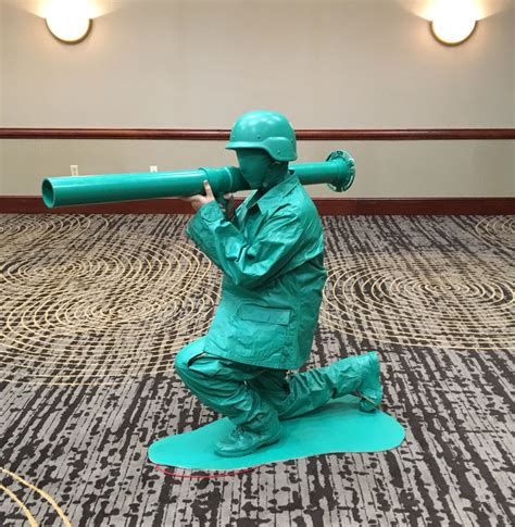 Plastic Army Man Costume Army Military