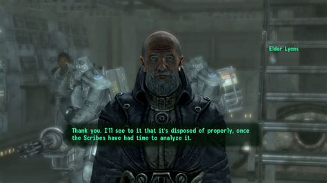 Fallout 3 Giving The Fev Virus To Elder Owyn Lyons By Spartan22294 On