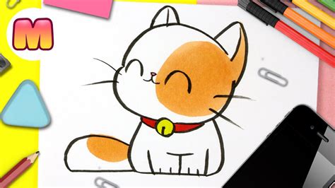 Como Dibujar Un Gato Kawaii Facil Paso A Paso Como Dibujar Un Gatito