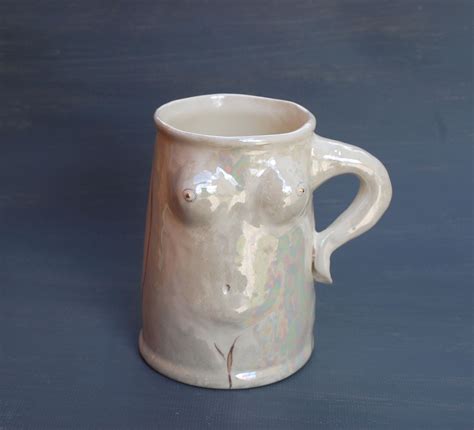 Ceramic Art Mug Cup Figurine Sexy Lady Mug Ceramic Sculpture Etsy