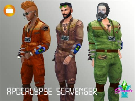 Apocalypse Scavenger Outfit By Simmiev At Tsr Sims 4 Updates