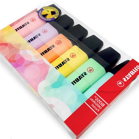 Stabilo Boss Pastel Highlighter Marker Pens Set