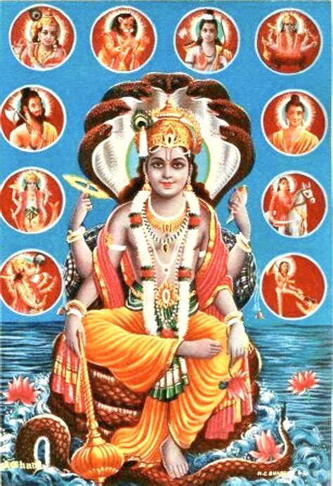 Lord Vishnu Concept Of Avatars And Theory Of Evolution Shriguru