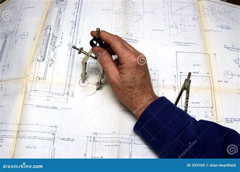 Drafting Stock Image Image Of Draughtsman Hand Engineering 339769