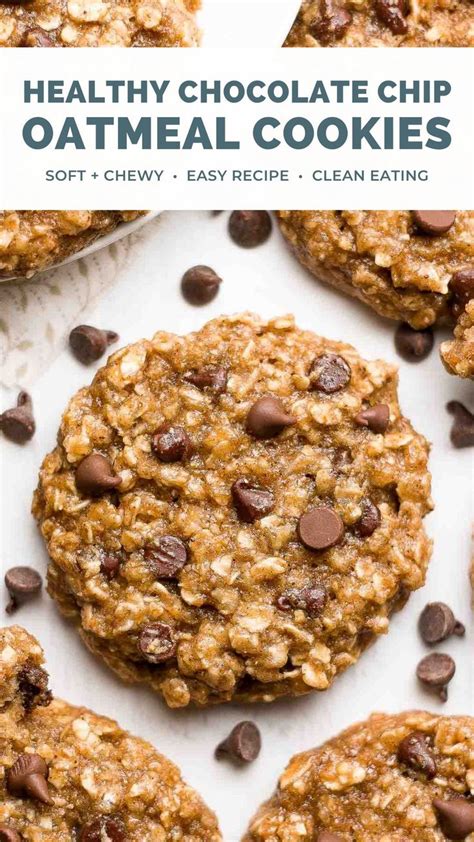 Easy And Healthy Oatmeal Chocolate Chip Oatmeal Chocolate Chip Cookie