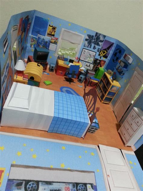 Andys Toy Story 3 Room Papercraft Diorama By Bslirabsl On Deviantart