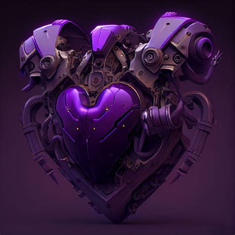 Purple Mechanical Heart By Elit3workshop On Deviantart