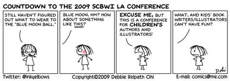 comics for scbwi conference newbies or any writing illustrating conferences inkygirl guide