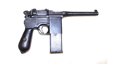 Old Spec Ww2 German Mauser M712 Schellfeuer Auto Pistol With Extended