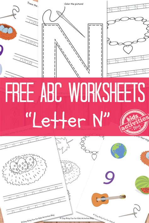 letter  worksheets  kids printable