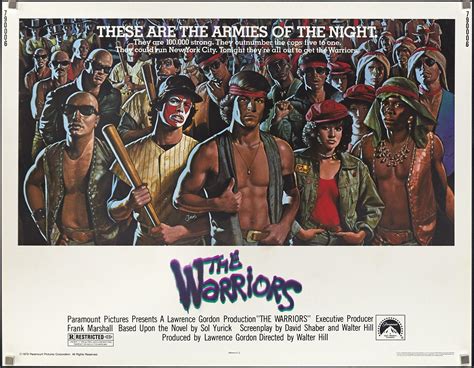 The Warriors Movie Poster Half Sheet 22x28 Original Vintage Movie Poster 20
