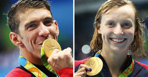 michael phelps katie ledecky on their 2016 olympic swimming wins