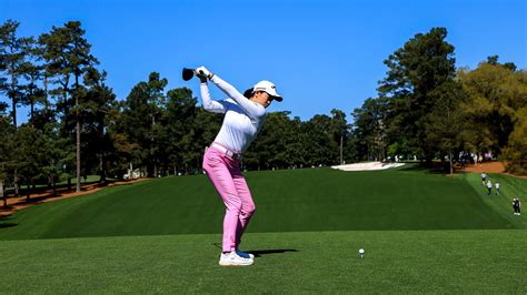 Rose Zhang Plays From The No 1 Tee During The Final Round Of The 2021