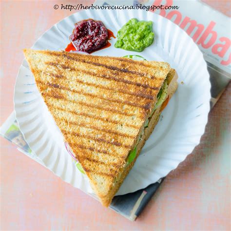 Herbivore Cucina Vegetable And Cheese Grilled Sandwich