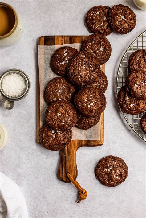 Easy Fudgy Brownie Cookies Recipe Fudgy Brownies Fudgy Chocolate
