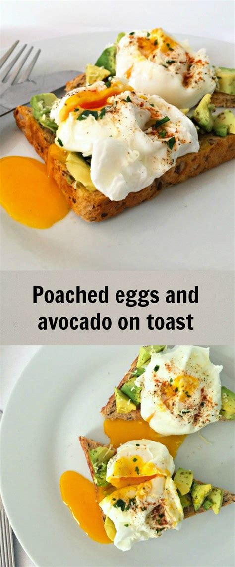 Poached Eggs And Avocado On Toast A Healthy Way To Start