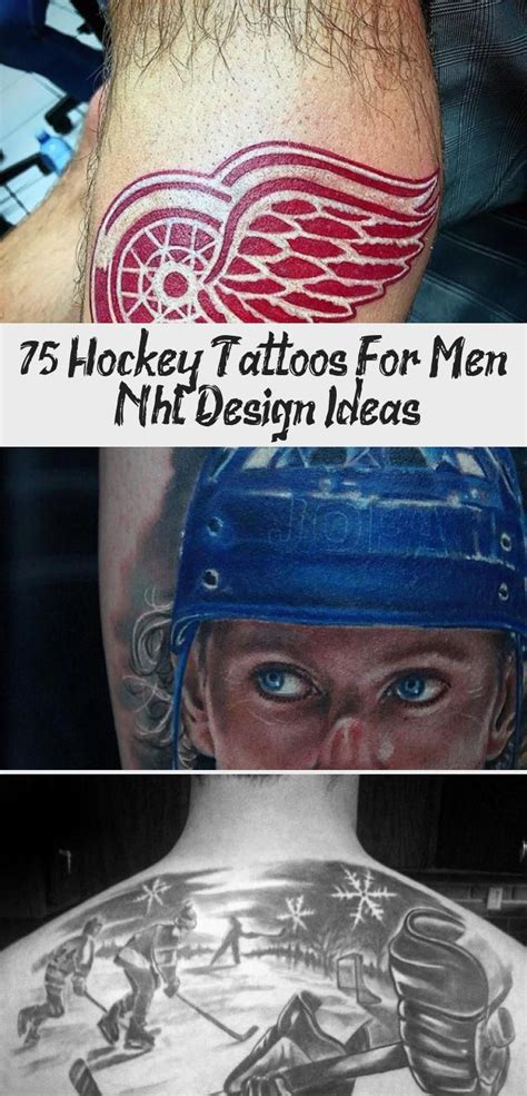 75 Hockey Tattoos For Men Nhl Design Ideas Tattoos And Body Art In