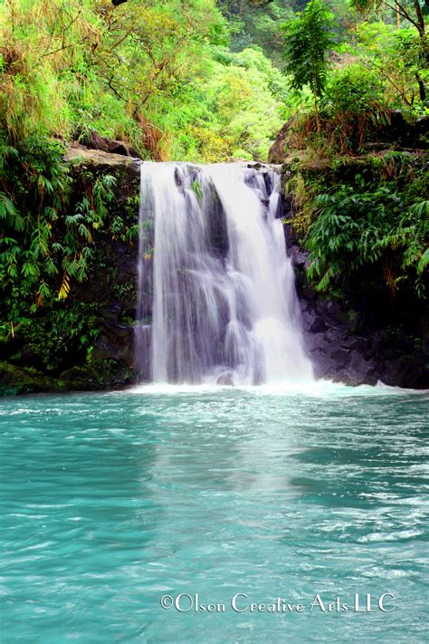 Nature Photography Maui Waterfall Waterfall Photography Waterfall