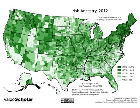 Irish Ancestry In The U S Mapporn My Xxx Hot Girl