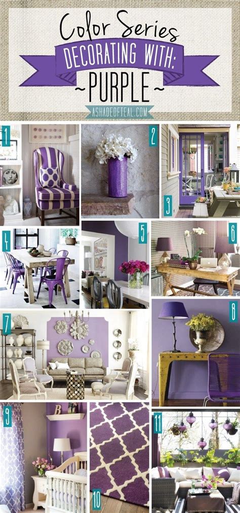 Colorseriespurple Purple Home Decor Purple Home Purple Decor