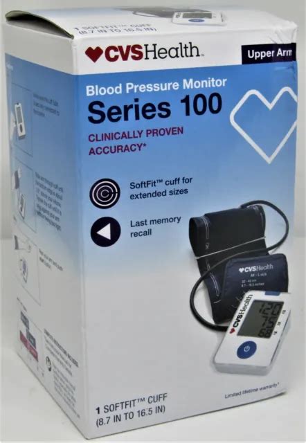 Cvs Health Upper Arm Digital Blood Pressure Monitor Series 100