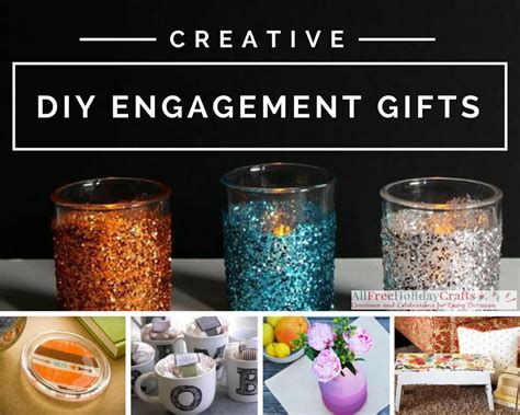 We have garnered for you a list of the best budget conscious pretty engagement gifts for couples. 36 Creative DIY Engagement Gifts | AllFreeHolidayCrafts.com