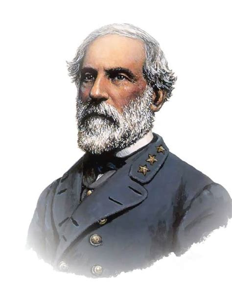 Robert E Lee Portrait General Confederate Civil War Canvas Art Print