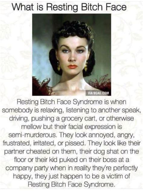 Pin On Resting Bitch Face Syndrome
