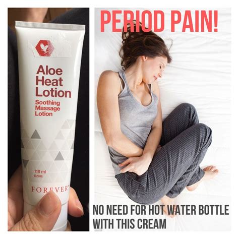 Period Cramping And Pains Soothing Lotion Aloe Heat Lotion Forever