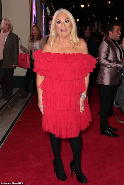 Vanessa Feltz Shows Off Her Impressive 35 Stone Weight Loss In A Ruffled Red Mini Dress Daily