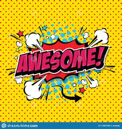 Awesome Comic Speech Bubble Vector Eps 10 Stock Vector Illustration