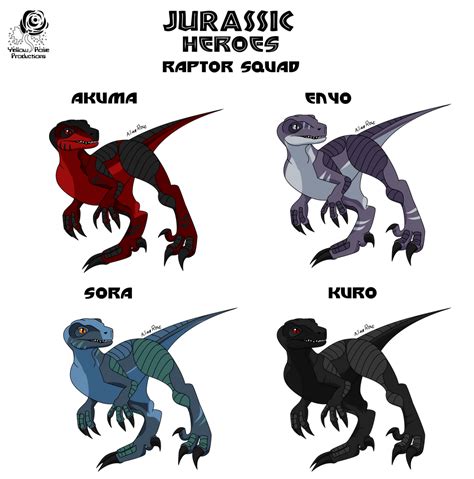 Jurassic Heroes Raptor Squad By Aileen Rose On Deviantart