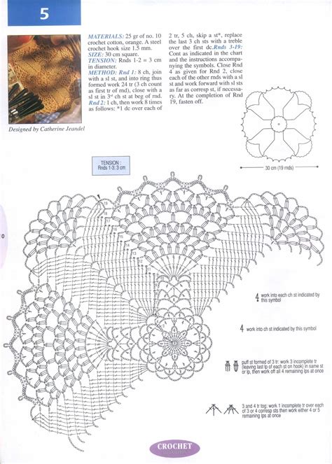 Square Tulip Crochet Doily Diagram Crochet Doily Diagram Crochet