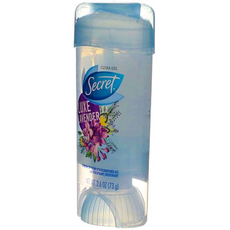 Secret Fresh Clear Gel Antiperspirant Deodorant Luxe Lavender 26 Oz