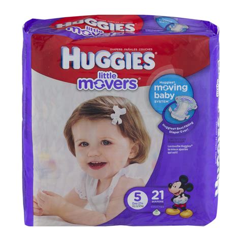 Huggies Little Movers Diapers Size 5 Jumbo Pack 19ct Pkg Garden Grocer