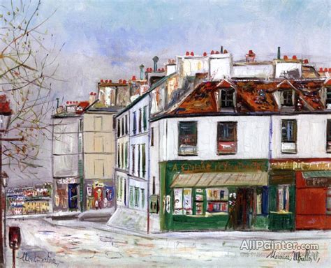 Maurice Utrillo Montmartre Oil Painting Reproductions For