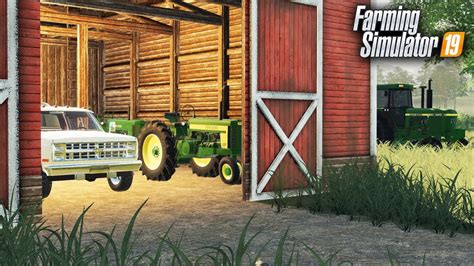 Fs19 Barn Finds Buying An Old Farm Full Of Antique Tractors Youtube