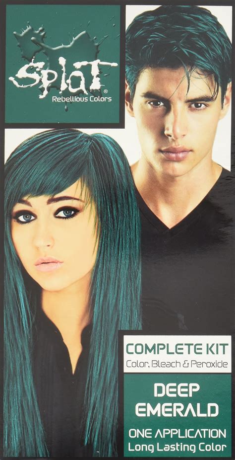 Buy Splat Rebellious Colors Hair Coloring Complete Kit Deep Emerald