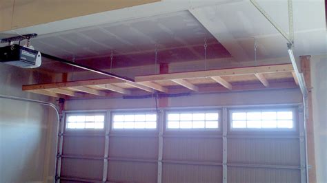 4 Ft Shelves Over Garage Door Diy Overhead Garage Storage Garage