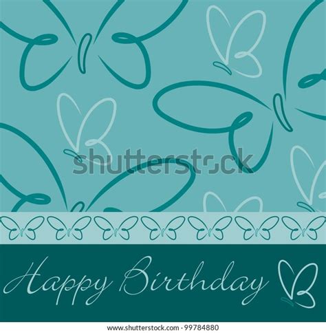 Happy Birthday Butterfly Card Stock Photo 99784880 Shutterstock
