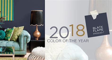 Trendsetter Interiors Ppg 2018 Color Of The Year Ppg1043 7 Black Flame