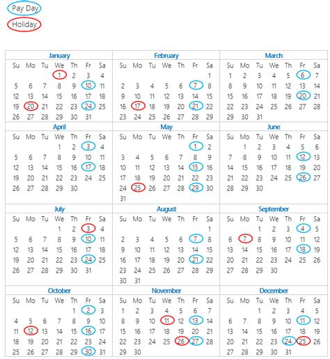 Free printable weekly calendar templates 2020 for microsoft word (.docx). Payroll Calendar - 2020 Paydays and Holidays