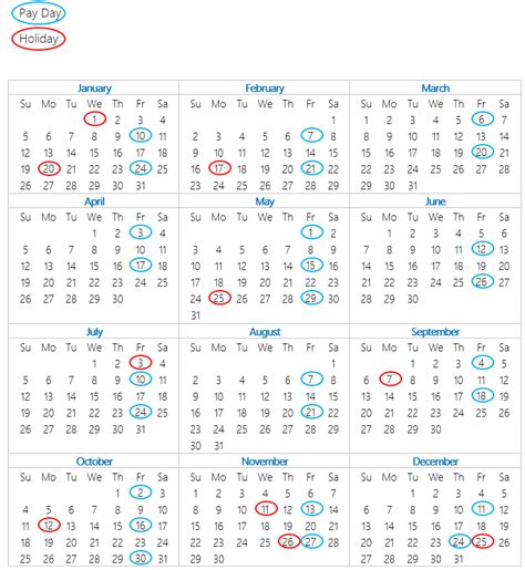 Here you can create your own downloadable 2019, 2020, and. Payroll Calendar - 2020 Paydays and Holidays