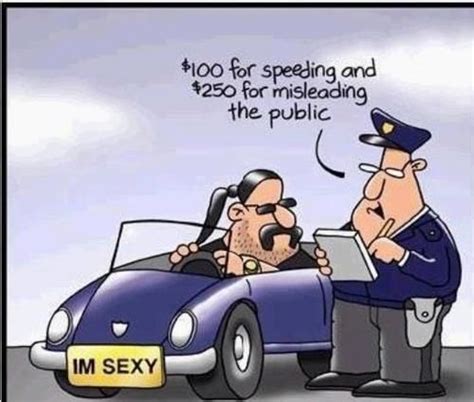 Traffic Stop Funny Cartoons Police Humor Cop Jokes
