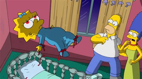 Os Simpsons Maggie Possuída Fala Pela Primeira Vez Em Especial De Halloween Geekblast